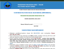 Tablet Screenshot of pmb-online.polije.ac.id